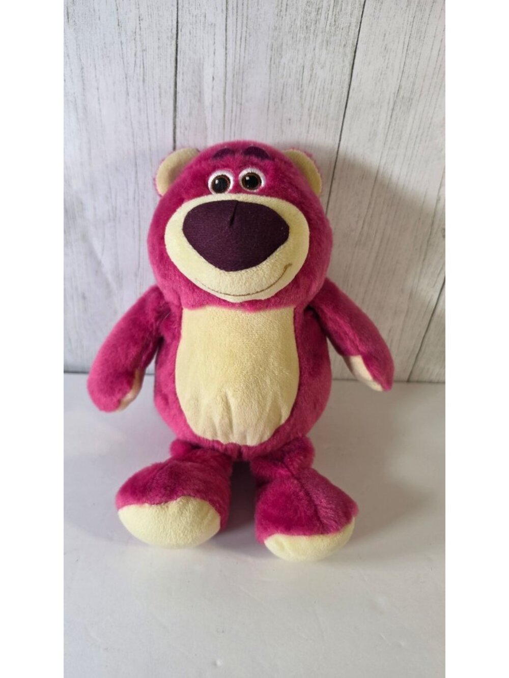 DISNEY PIXAR TOY STORY LOTSO HUGGIN BEAR PLUSH 11" STUFFED ANIMAL STRAWBERRY TOY